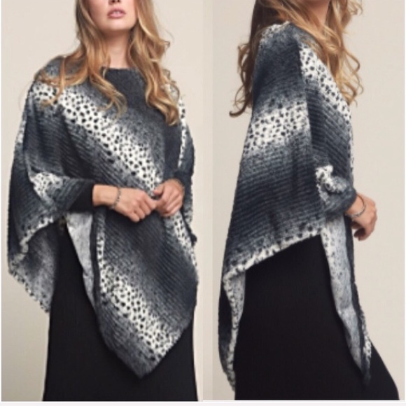 Sooo Soft Boho Poncho Wrap One Size - Picture 4 of 8